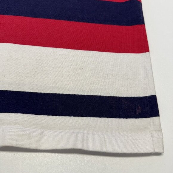Gant Rugger Long Sleeve Rugby Shirt Mens Medium White Striped Collared VTG USA - Picture 11 of 14